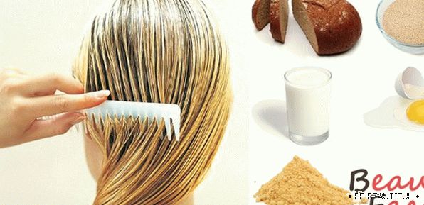 Рецепти хляб маски за коса