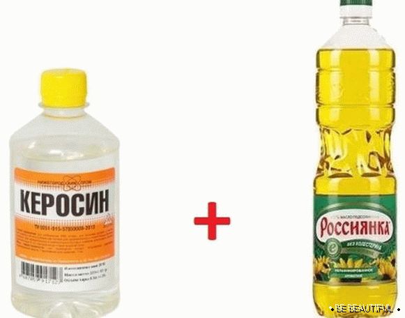 Керосин и растително масло