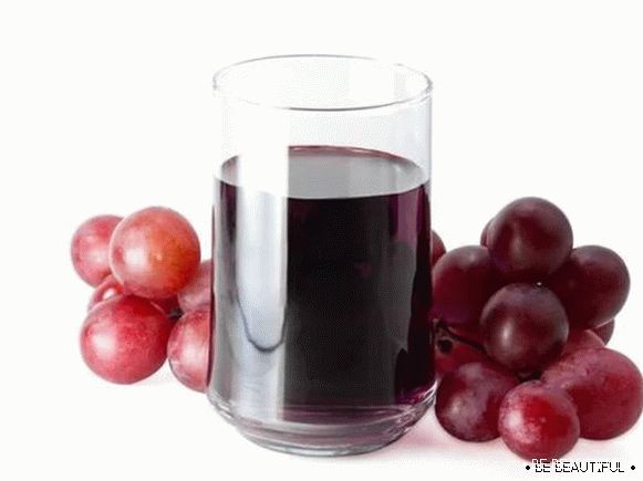 Изплакване от гроздов сок