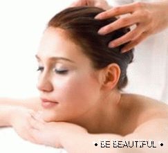 снимка за масаж на главата