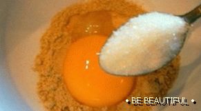 Горчично яйце и захар за коса