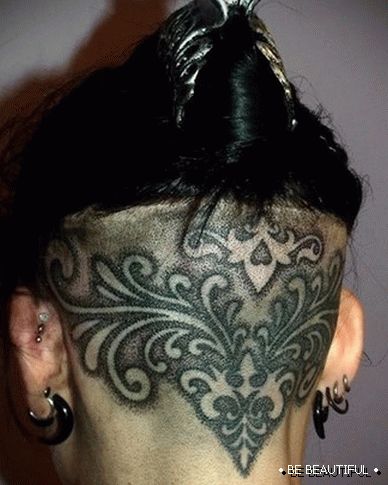 татуировка на тила