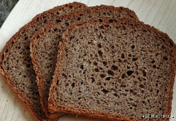 парчета ръжен хляб